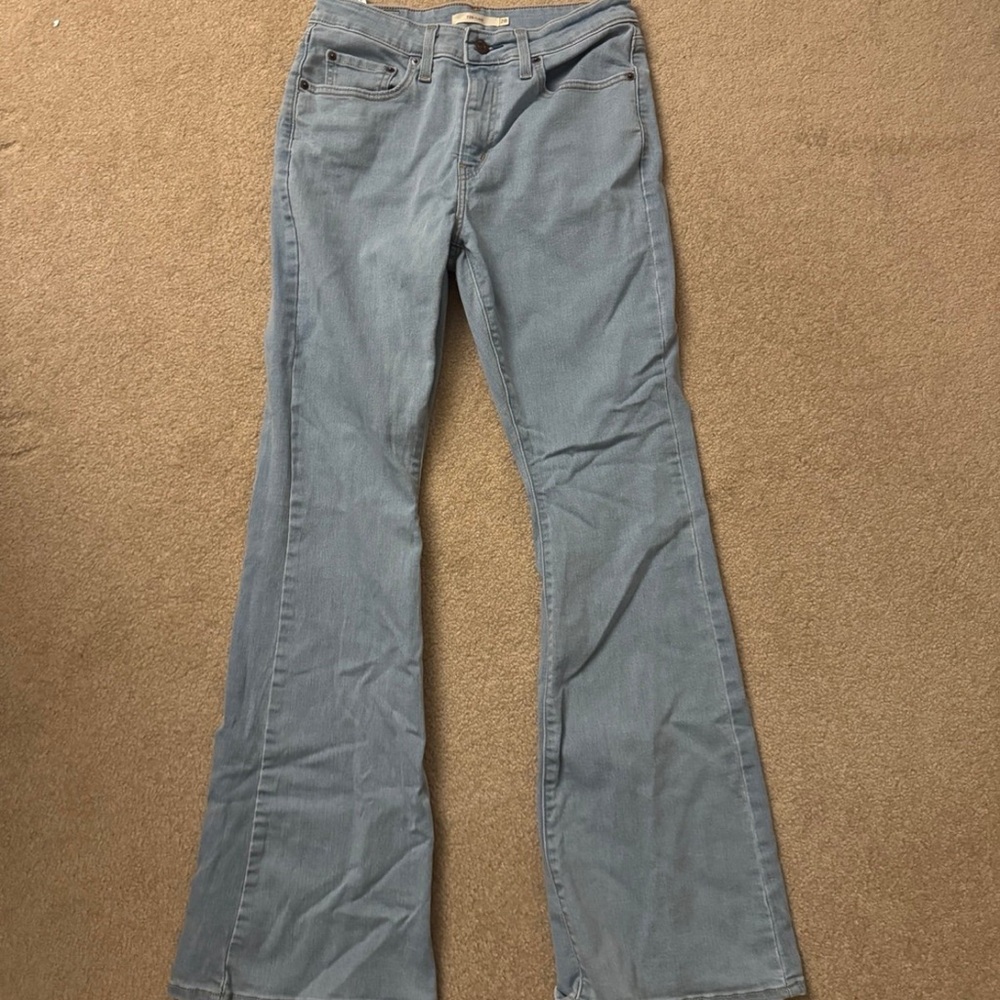 Levi's Women's Light Blue Flare Jeans
